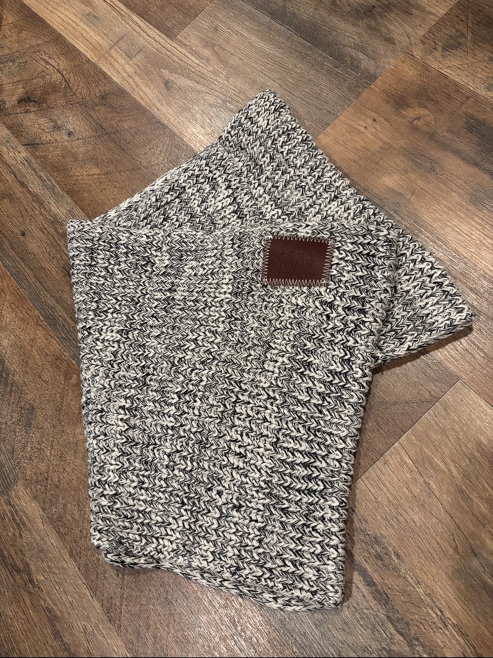 Marled Knit Love Your Melon Infinity Scarf
